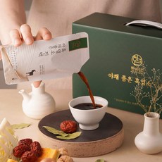 [체험팩 증정] 한비담 야채 품은 흑염소진액 엑기스 흑염소즙 약재 빼고 달임 흙염소 효능 국내산 기력보충, 30포, 90ml