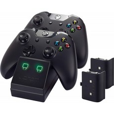 Benom Xbox One Twin Docking Station 2 x 충전식 배터리 팩: 블랙 Xbox One, 단일옵션