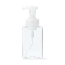 MUJI 무인양품 PET 용기 리필용 거품타입 클리어 400ml, 1개