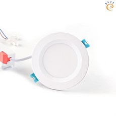 지엘 LED 8cm 10cm 겸용 다운라이트 디밍 고효율 매입등 매장전시회조명 플리커프리, 1개, 8cm(3인치) 주백색