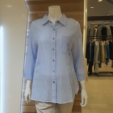 엠씨 스트라이프블라우스 C32B169