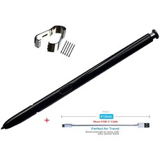 삼성 갤럭시 노트10 노트10 노트 105G 노트 10 5G Note 10G 5G 블루투스 쇼트 USB c 충전 케이블 블랙을 위한 슬림 터치 스타일러스 포인터 S펜 교체, 상세페이지 참조, 상세페이지 참조