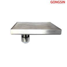 공신 스텐 편심 라인육가 150x150 실버 35mm 봉수 욕실 화장실 배수 바닥 트랜치