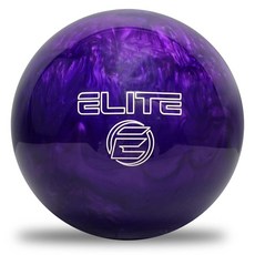 ELITE 프리드릴 스타 폴리에스테르 볼링공 - 스페어 슈팅 리그 볼러 또는 스트레이트 볼링에 적합 초보 볼러에 완벽한 Gfit (15파운드 미디엄 드릴링 블루/블랙/그린) 29, 퍼플 펄