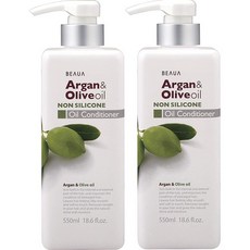 일본직발송 6. 뷰어 아르간 올리브 오일 컨디셔너 550ML×2개 세트 B07HS11K2B, 2개, 550ml