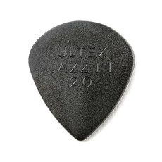 Dunlop Ultex 재즈 III 블랙 2.0mm 플레이어 팩 4팩 24 번들 477856, Dunlop Ultex 재즈 III 블랙 2.0mm 플
