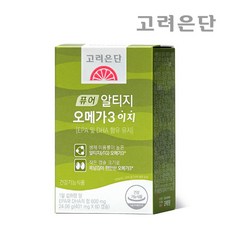 고려은단 퓨어 알티지 rTG 오메가3 이지 60캡슐, 60정, 1개