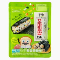 풀무원 [풀무원] 노을해심꼬마김밥키트_39.7g (39g) x 4개 간단한 요리 아이들 김밥, 1개