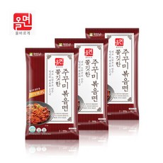 [올면] 쫄깃한 주꾸미 볶음면 3봉 (6인분), 상세 설명 참조