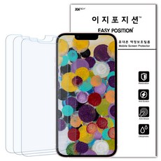 이지포지션 지문방지 저반사 무광택 액정보호 필름 3매, 1개