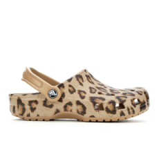 [미국 직구] Crocs Classic Leopard Print Clogs 여성 샌들 (Leopard/Gold | B)