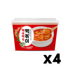 리치 떡국떡떡볶이 즉석조리 간식 223g x 4개