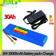 2021 새로운 36 V 30Ah 전기 자전거 배터리 내장 20A BMS 리튬 배터리 팩 36 볼트 2A 충전 Ebike 배터리 XT60 Pllug|Battery Packs|