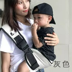 포대기 아기띠 어깨띠 어린이 포대기 어부바, 연그레이