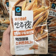 청정원 바로eat 안주야 먹태 스위트허니맛, 1개, 25g