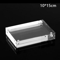 호환 액자 액자 액자 사용하기 수평 다기능 실용적인 0.8 0.8cm 가격 태그 아크릴 핫 1PC, [05] 10x15cm