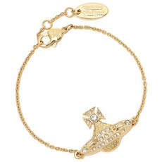 338631 VIVIENNE WESTWOOD 팔찌 여성 비비안 웨스트우드 741655B 2 골드 클리어