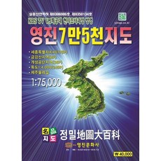 영진 7만5천 지도 1:75000, 상품명