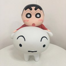 리얼바운스 흰둥이 올라탄 짱구 대형 피규어 36cm, A. 짱구 흰둥이