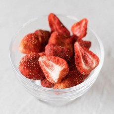 무설탕 무첨가 딸기 100% 동결건조 딸기칩, 50g, 2개