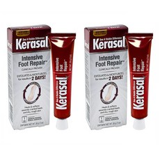Kerasal 케라셀 풋크림 Exfoliates and Moisturizes 30g 2개