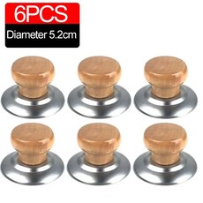 냄비 조리기구 범용 교체 주방 핸들 탑 팬 리프팅 손잡이 홀딩 도구 뚜껑 조리용, A-6PCS, 1개