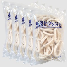 왕손 오징어링 400g 냉동 업소용 튀김 간식 볶음용 통살 술안주 짬뽕 삼손 씨푸드, 5개