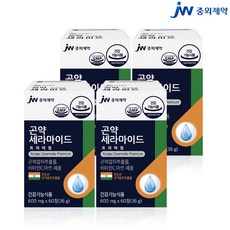 JW중외제약 곤약세라마이드 프리미엄 600mg 60정, 4개 - 세라마이드3b