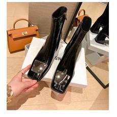 여자 구두 앵클 캐주얼 발편한 펌프스 통굽 키높이 플랫 데일리 웨딩 수제 슈즈