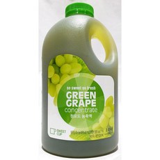 원액 농축액 2kg 과일 음료엑기스 스위트컵 청포도 액상 베이스 과즙 !Izus, 1개, 1ml