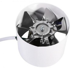 JTLB 인라인 덕트 팬 배기 통풍 가정용 실내 공기 냉각 스틸 블레이드 220V 20W