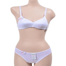 라라스토어 어깨끈 편한 2단계AA브라팬티 초등학생브라 여아속옷