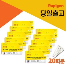 약국용 익투스케어 래피젠 rapigen 항원 자가진단키트 코로나 오미크론, 10개, 2개입