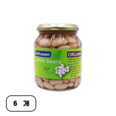 발투센 유기농 화이트빈, 360g, 6개