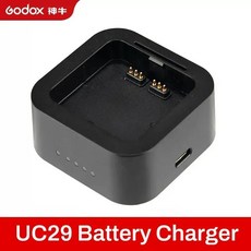 Godox USB 플래시 배터리 충전기 UC18 UC20 VB18 V850II VB20 V350 WB29 AD200 AD200PRO, 03 UC29, 1개