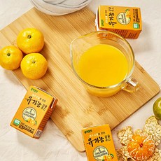 유기농 제주 감귤주스 유기요기 어린이집 학교 급식 단체, 48개, 135ml