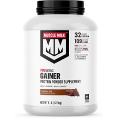 Muscle Milk Gainer 머슬밀크 게이너 32g 하이 프로틴 파우더 초콜릿 5lb(2268g), 1개