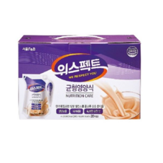 [방송구성] 위스펙트 식사대용 아침대용 균형영양식 6박스 총 120포, 120개, 200ml