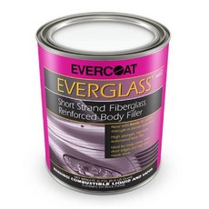 EVERCOAT 에버코트 에버글라스 1.2kg (경화제포함) 에버코트퍼티/단섬유퍼티/빠데/도색/보수용퍼티/유리섬유퍼티, 1개 - 차량용빠데