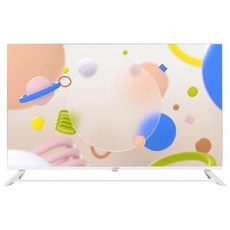 [KT알파쇼핑]라익미 스마트 N55 오프화이트 제로베젤 THE AI 구글 TV 벽걸이기사설치