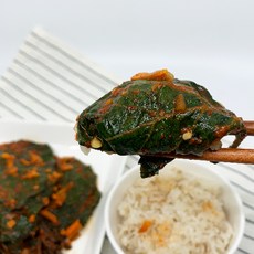 축령산김치 깻잎김치 별미김치 1kg 국내산 100% 양념류까지, 1개