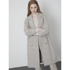 올리비아로렌 도톰한 알파카혼방 부클 테일러드 카라 더블 버튼 코트 nc청주점 voceaywa131