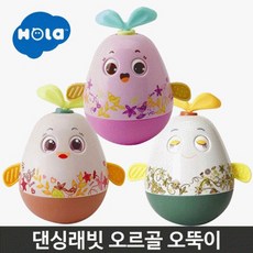 감각발달 유아 오르골 완구 댄싱래빗 장난감 오뚝이, 랜덤발송, 1개