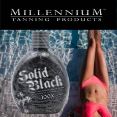 밀레니엄태닝 솔리드 블랙 다크 태닝 로션 Solid Black 100x 400ml, 1개