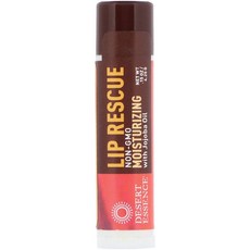 Desert Essence 립 레스큐 호호바 오일 함유 모이스처라이징 립밤 4.25g(0.15oz), 단일상품, 단일상품