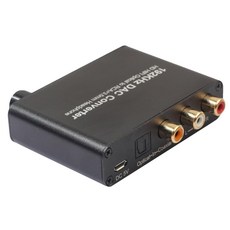 ZLD 디지털 오디오 디코더 192kHz DAC 컨버터 광 동축 RCA L R + 3.5MM 어댑터, 모델명