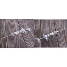 Royalways 2x 재사용 가능한 20ml 새 먹이 주사기 아기 앵무새 피더 액체 식품 피더