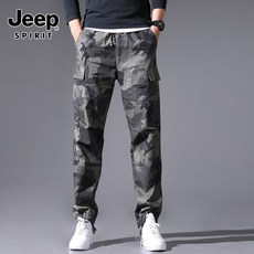 지프 [지프] JEEP 남자 밴딩 조거팬츠 테크웨어 카고바지 JEEPXY-0004 긴바지