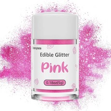 Cherrysea 100% Edible Luster Dust 디저트 베이킹 식용 더스트 반짝이 핑크 5g