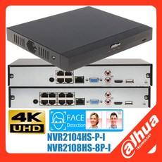 Dahua NVR2104HS-P-I2 4PoE NVR2108HS-8P-I2 8POE 1HDD 4K h.265 AI face Network Video Recorder, none - nvr2104hs